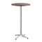 Gardeon Outdoor Bar Table Wooden Cafe Table Aluminium Pole Round