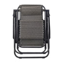 Zero Gravity Folding Recliner Chair - Grey