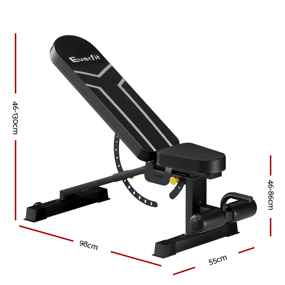 Garrison FID Weight Bench – Black – 450 kg Capacity