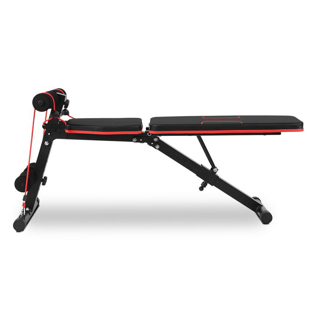 Alderon Adjustable FID Weight Bench – Black – 150kg Capacity