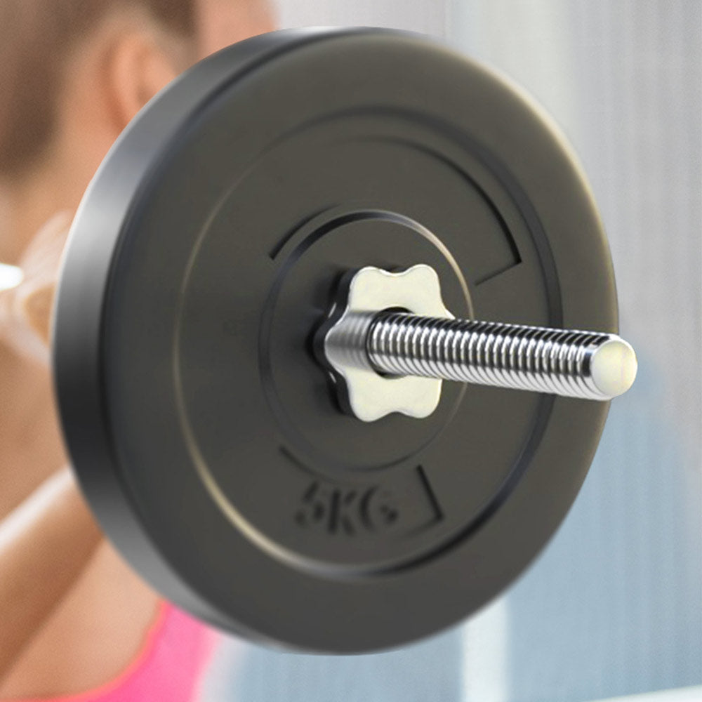 Titan Barbell Weight Set – Black – 18kg