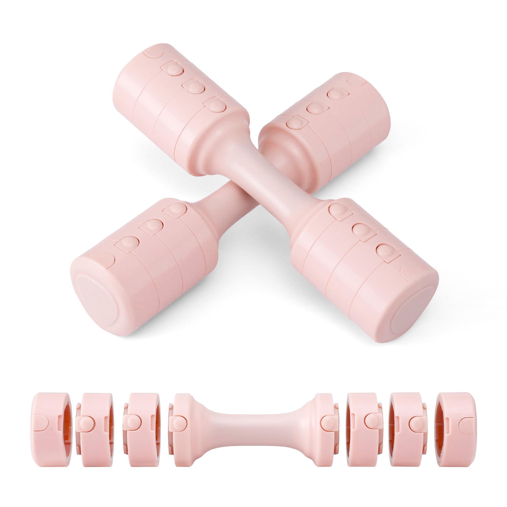 Nova .5kg Adjustable Dumbbell Set Weights Set 4 - in - 1 Home Gym Workout Strength Training