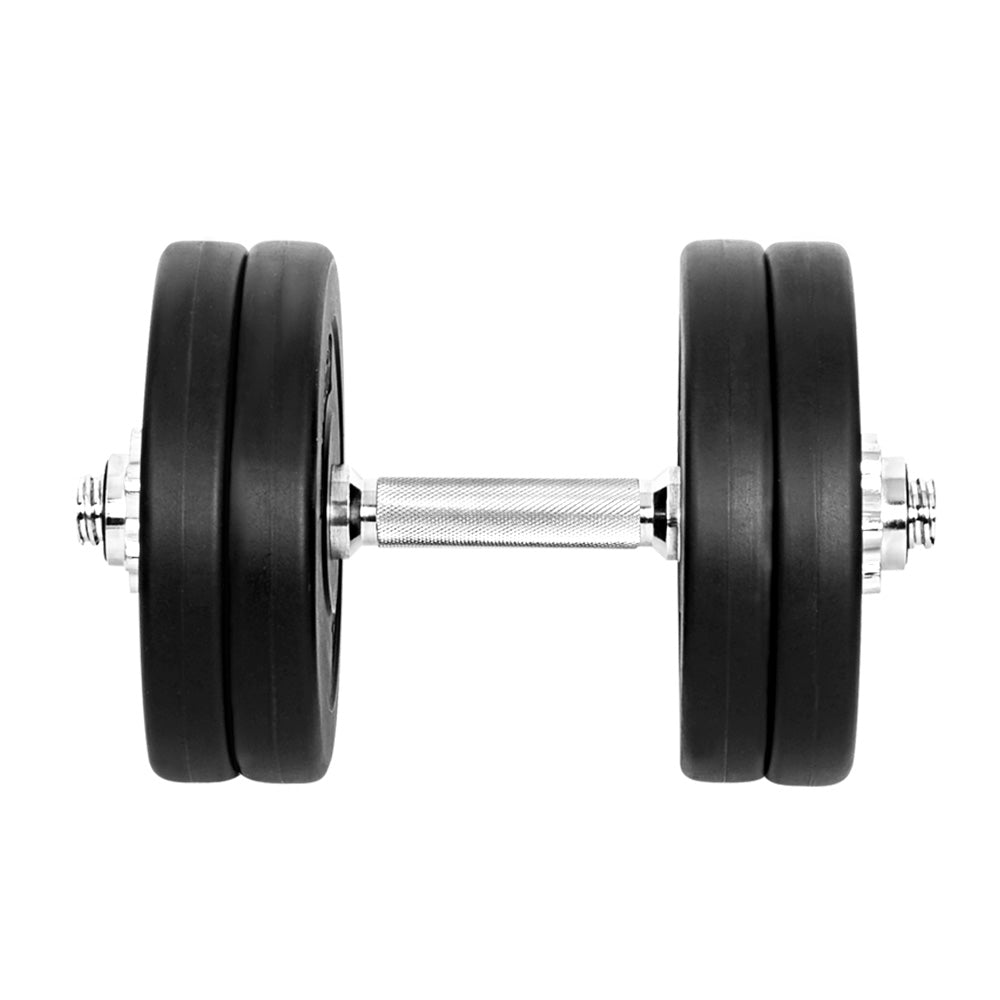 Everfit Dumbbell Weight Set – Black – 25 kg