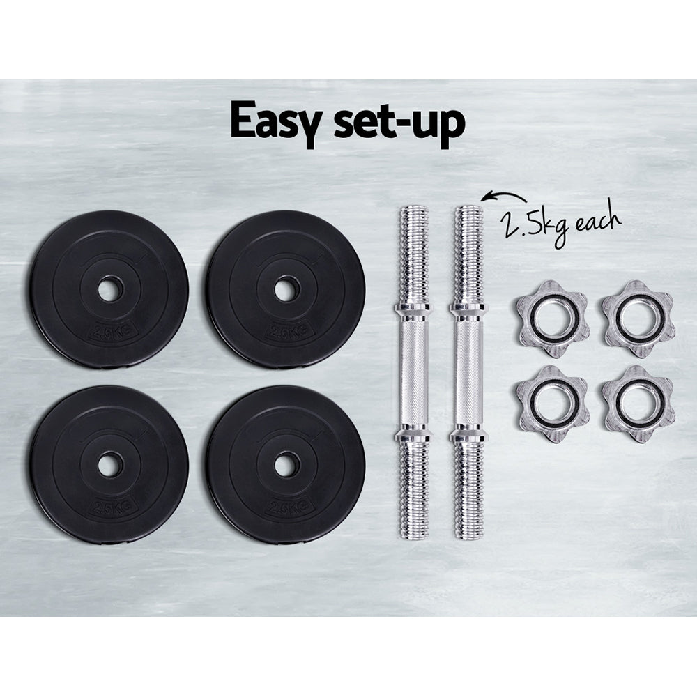 Magnus Dumbbell Weight Set – Black – 15kg
