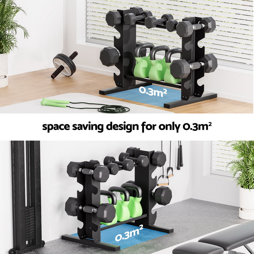Atlas Dumbbell Storage Rack – Black – 200 kg Capacity