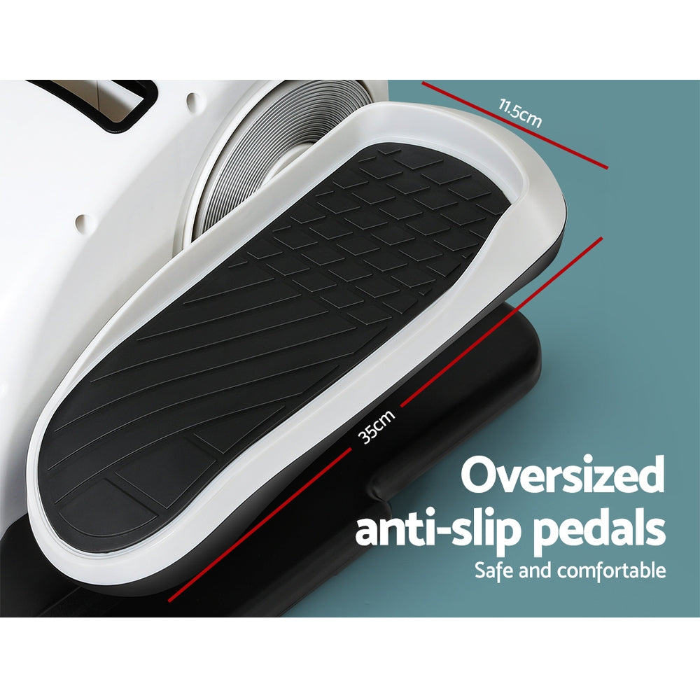 Tempo Electric Pedal Exerciser – White – Compact