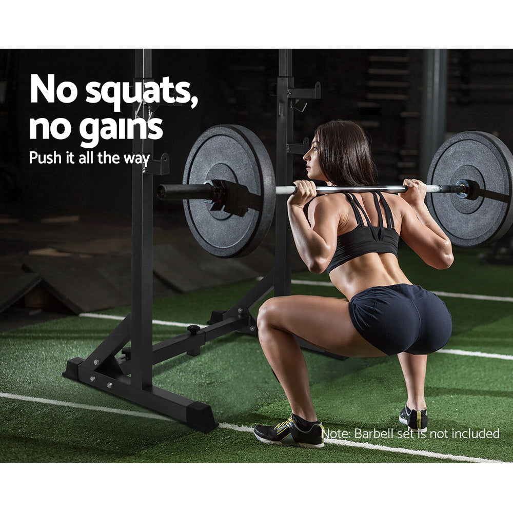 Guardian Adjustable Squat Rack – Black – 300kg Capacity