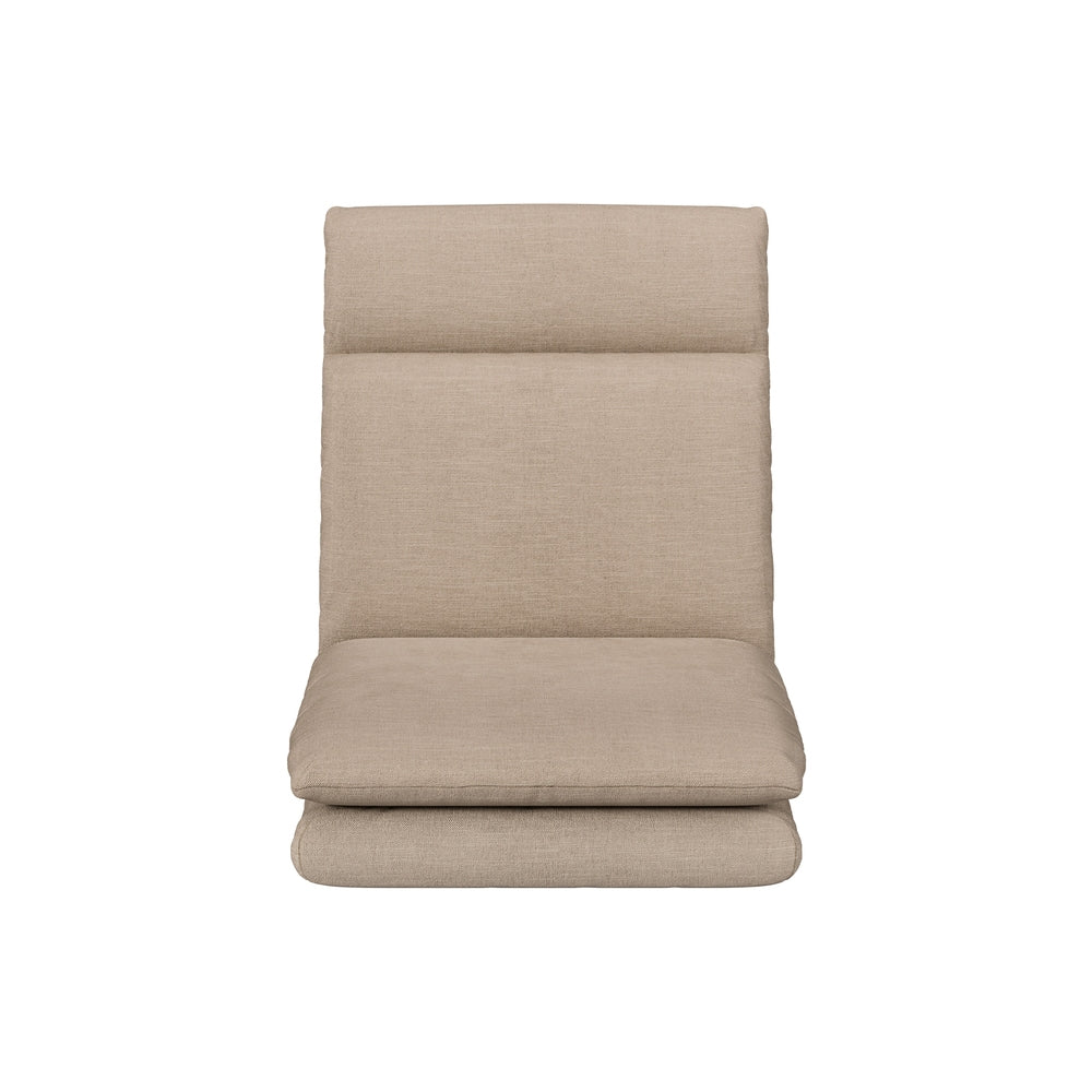 Mira Floor Chair Sofa – Beige Linen – Single Seater