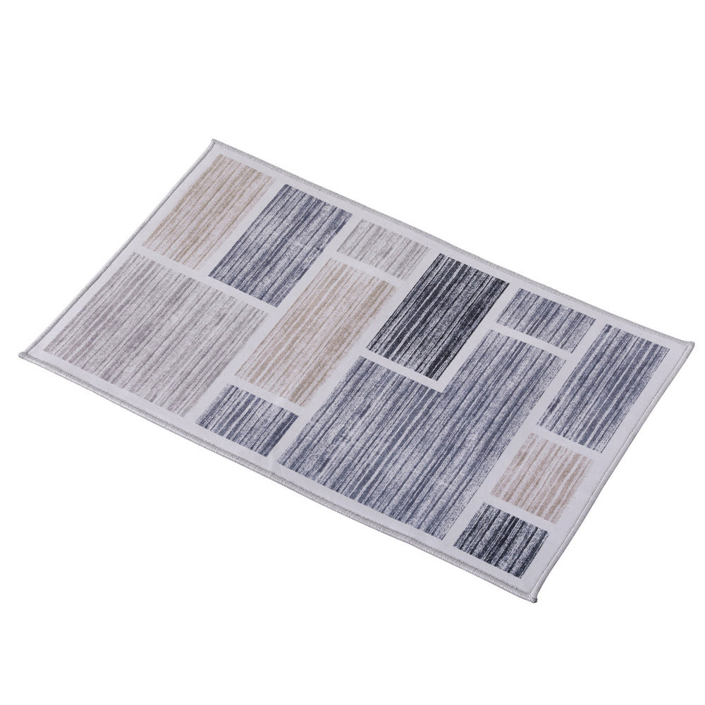Hudson Velvet Bath Mat – Grey – 50 x 80 cm