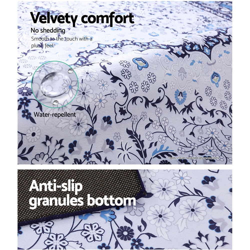 Astra Modern Rug – Blue – 200 × 290 cm