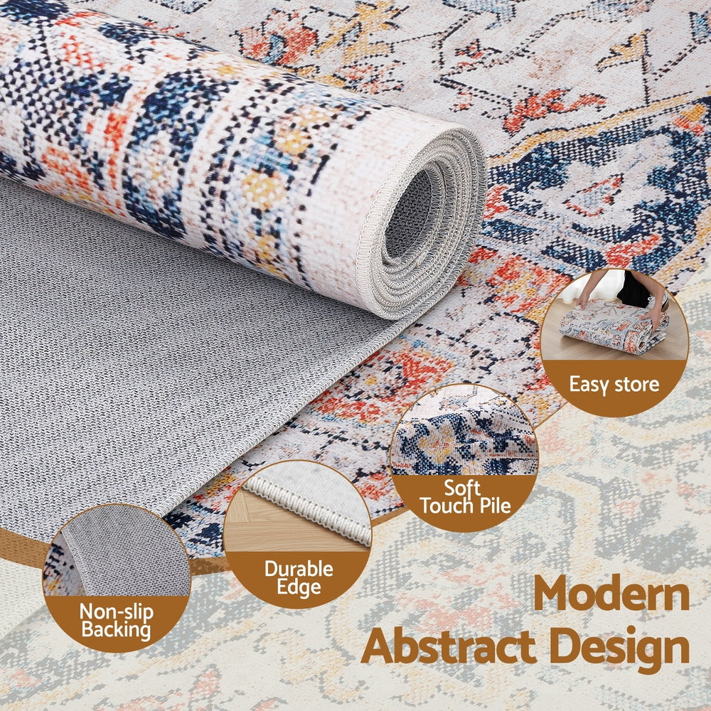 Marston Washable Floor Rug – Multi – 240 x 340 cm