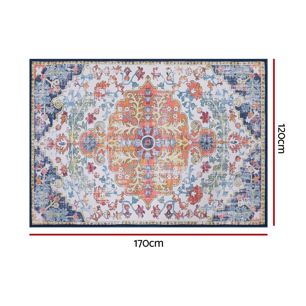 Bohara Bohemian Medallion Rug – Orange – 120 × 170 cm