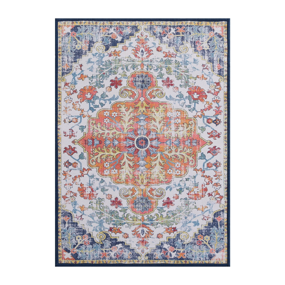 Bohara Bohemian Medallion Rug – Orange – 120 × 170 cm