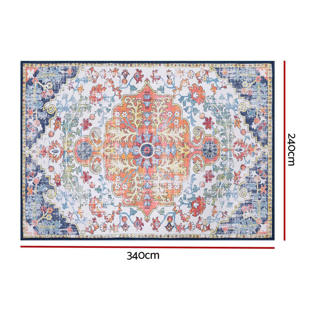 Bohara Bohemian Medallion Rug – Orange – 240 × 340 cm