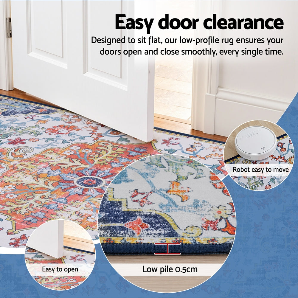 Bohara Bohemian Medallion Rug – Orange – 240 × 340 cm