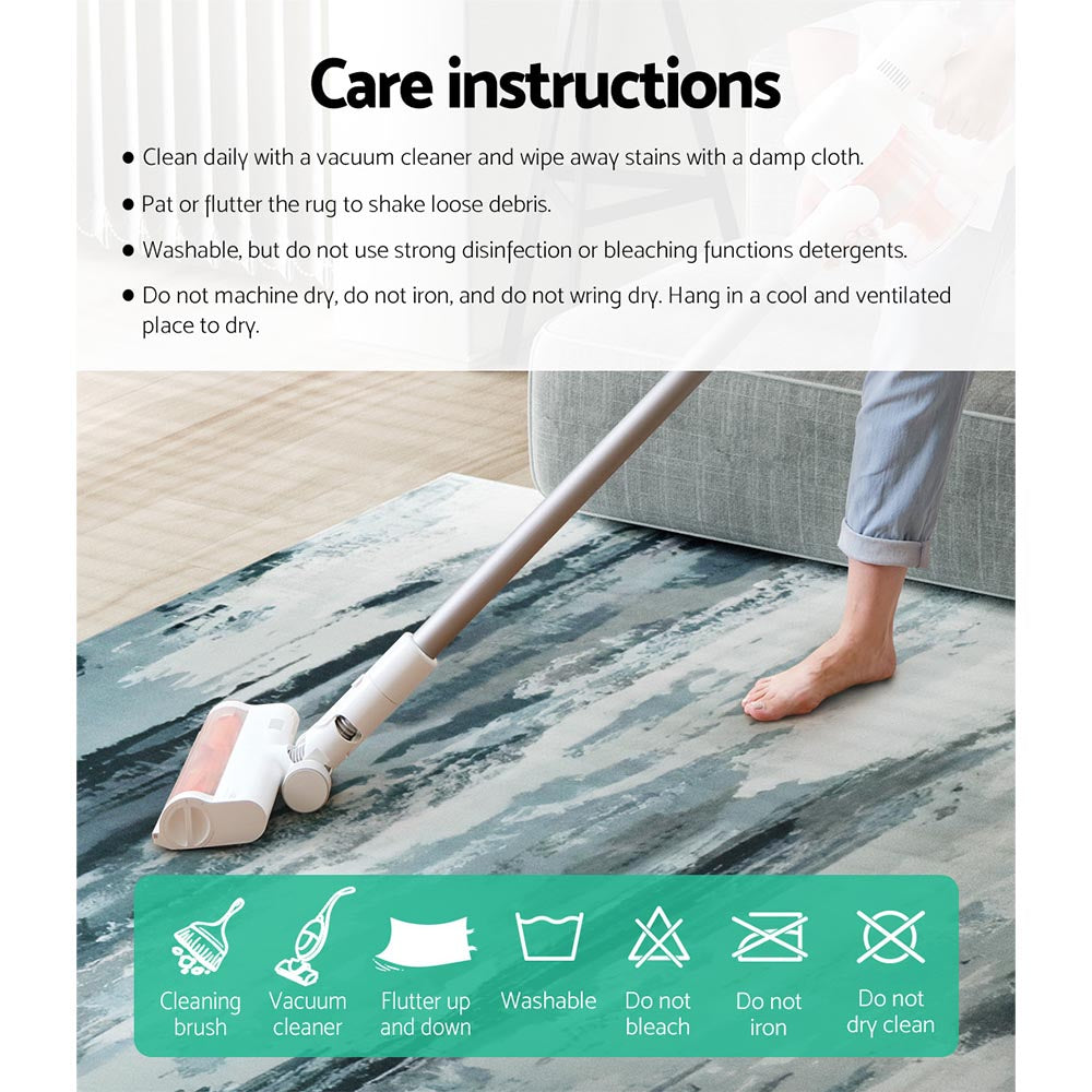 Marlow Modern Rug – Beige/Grey – 160 x 230 cm