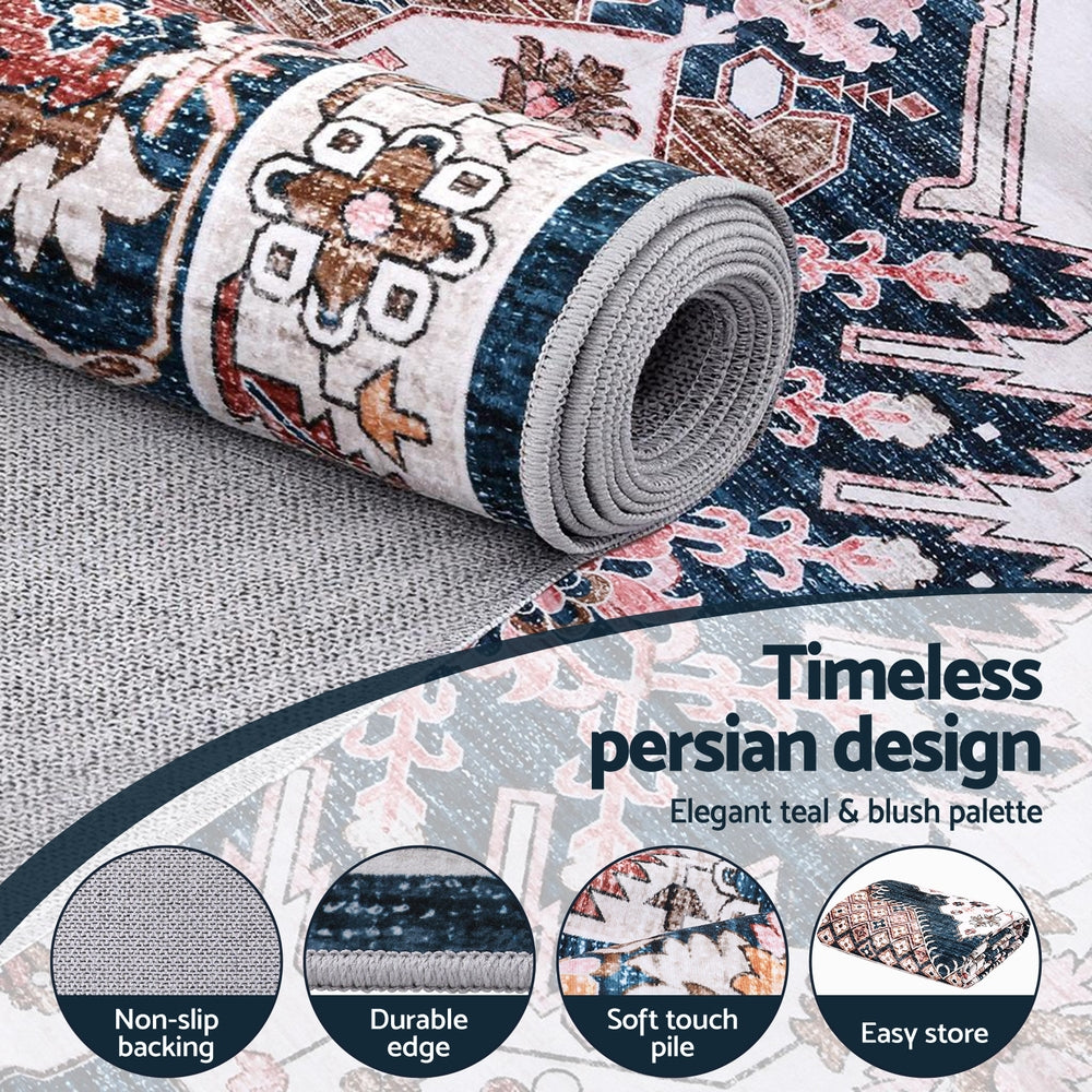 Persiana Persian Washable Rug – Blue – 240 × 340 cm