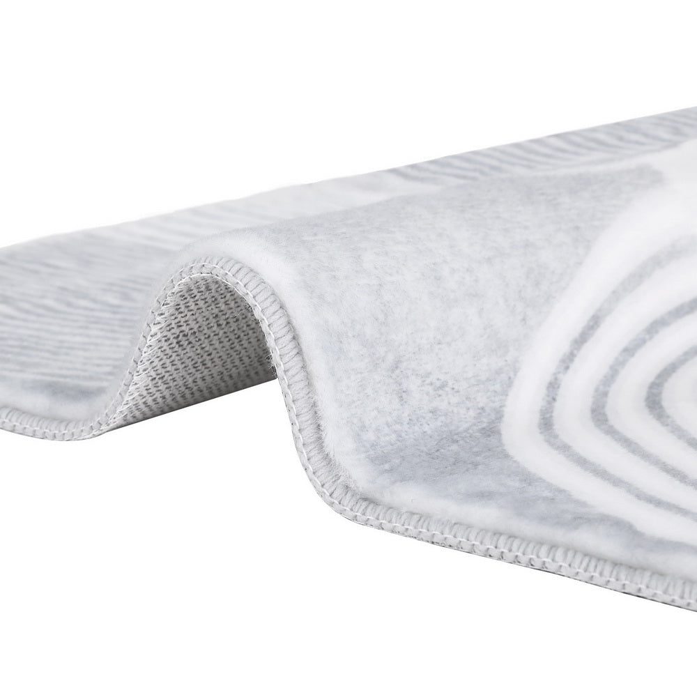 Cairo Plush Area Rug – White – 200 × 290 cm