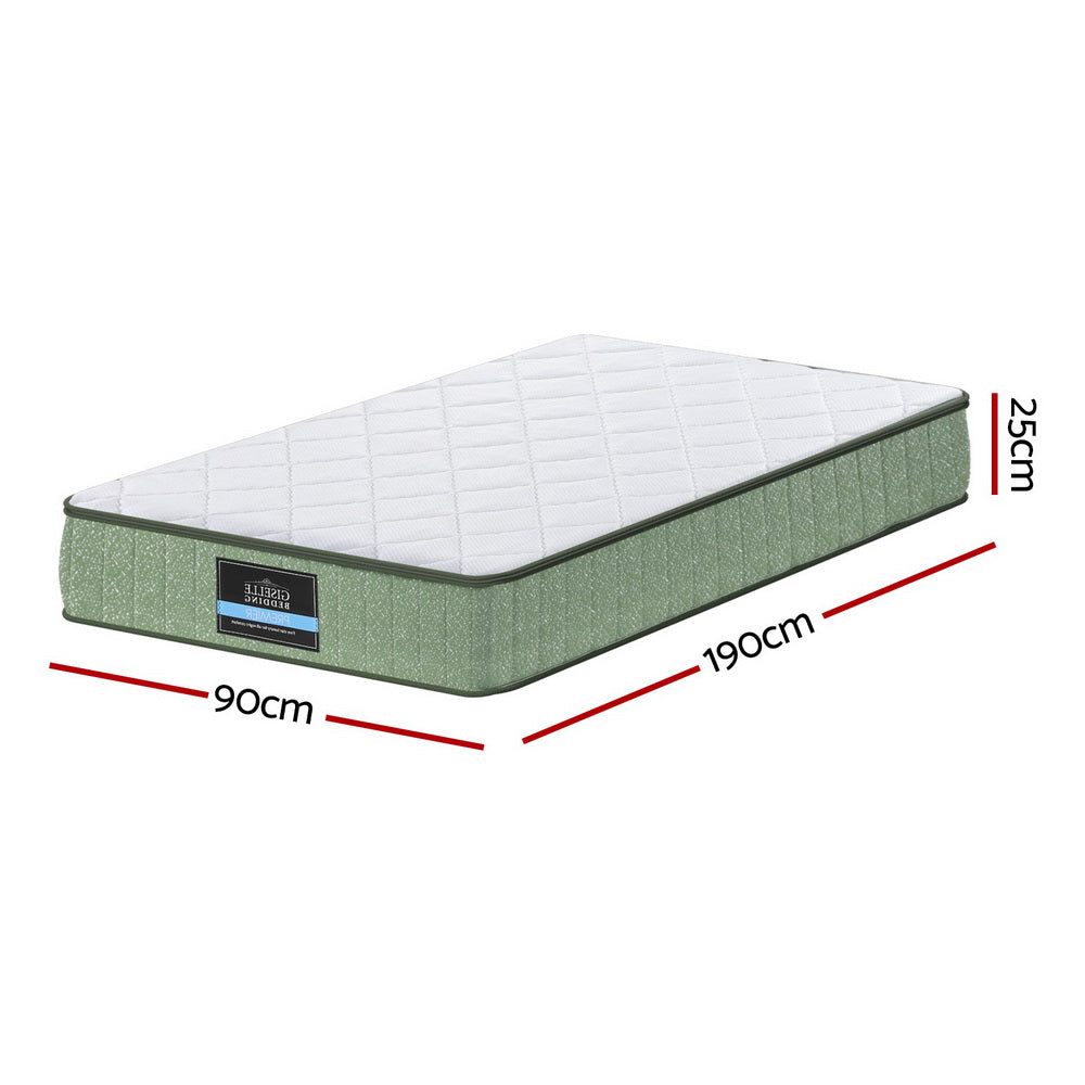 Zenith Memory Foam Mattress – White – Single