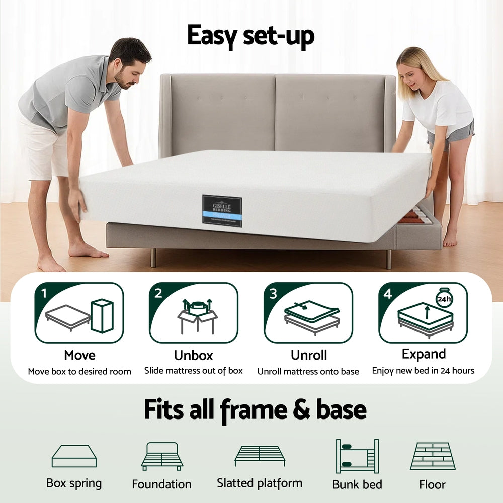 Cloudrest Gel Foam Mattress – White – King