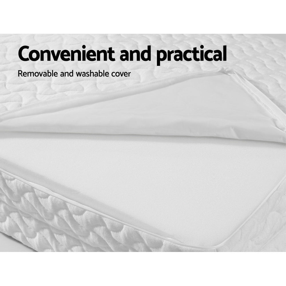 Telson Memory Foam Travel Mattress – White – Kids