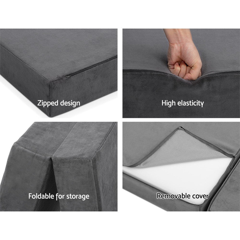 Nightsky Memory Foam Mattress – Grey – Double