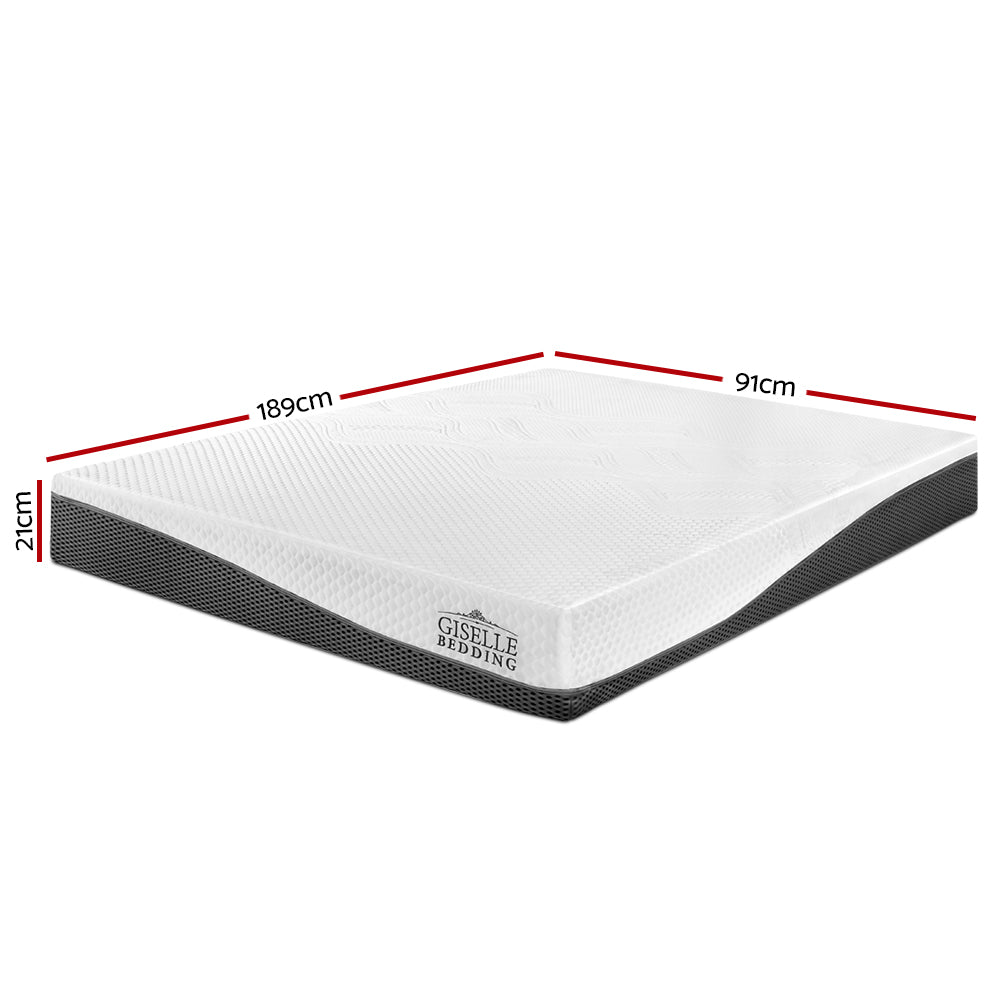 Breathe Gel Foam Mattress – White – Kids