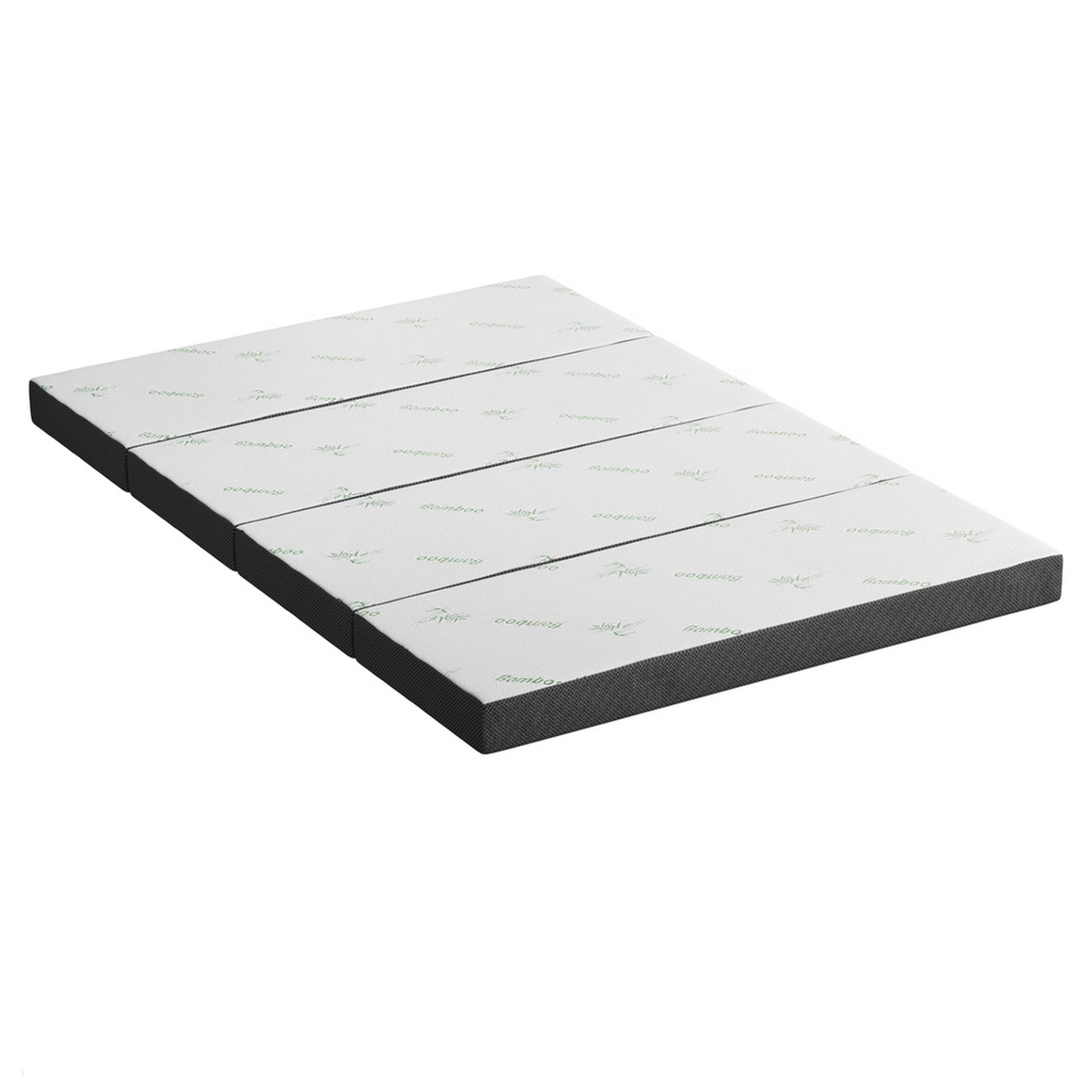 Raffina Bamboo Memory Foam Mattress – Black – Double