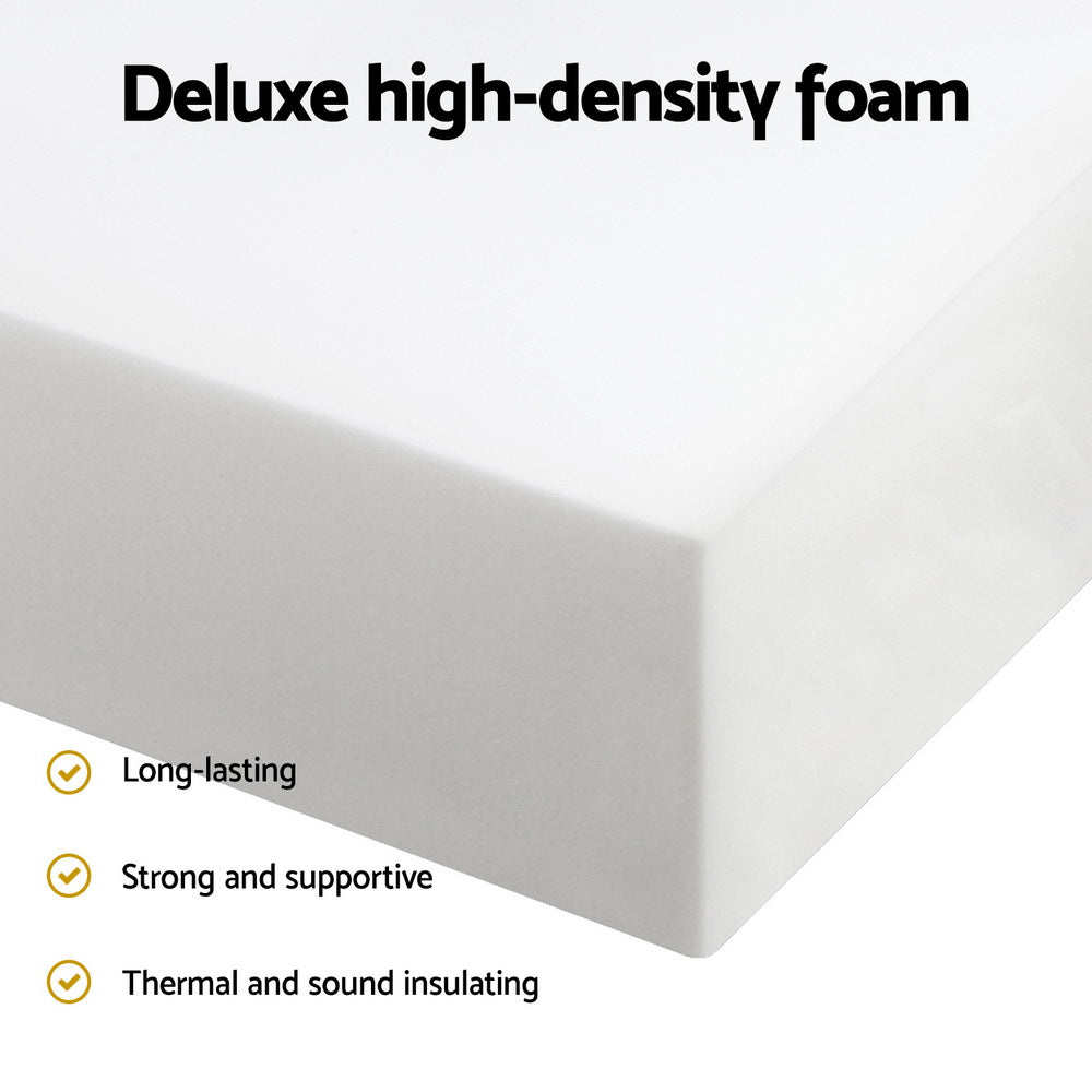 Serano Foldable Bamboo Mattress – White – Queen