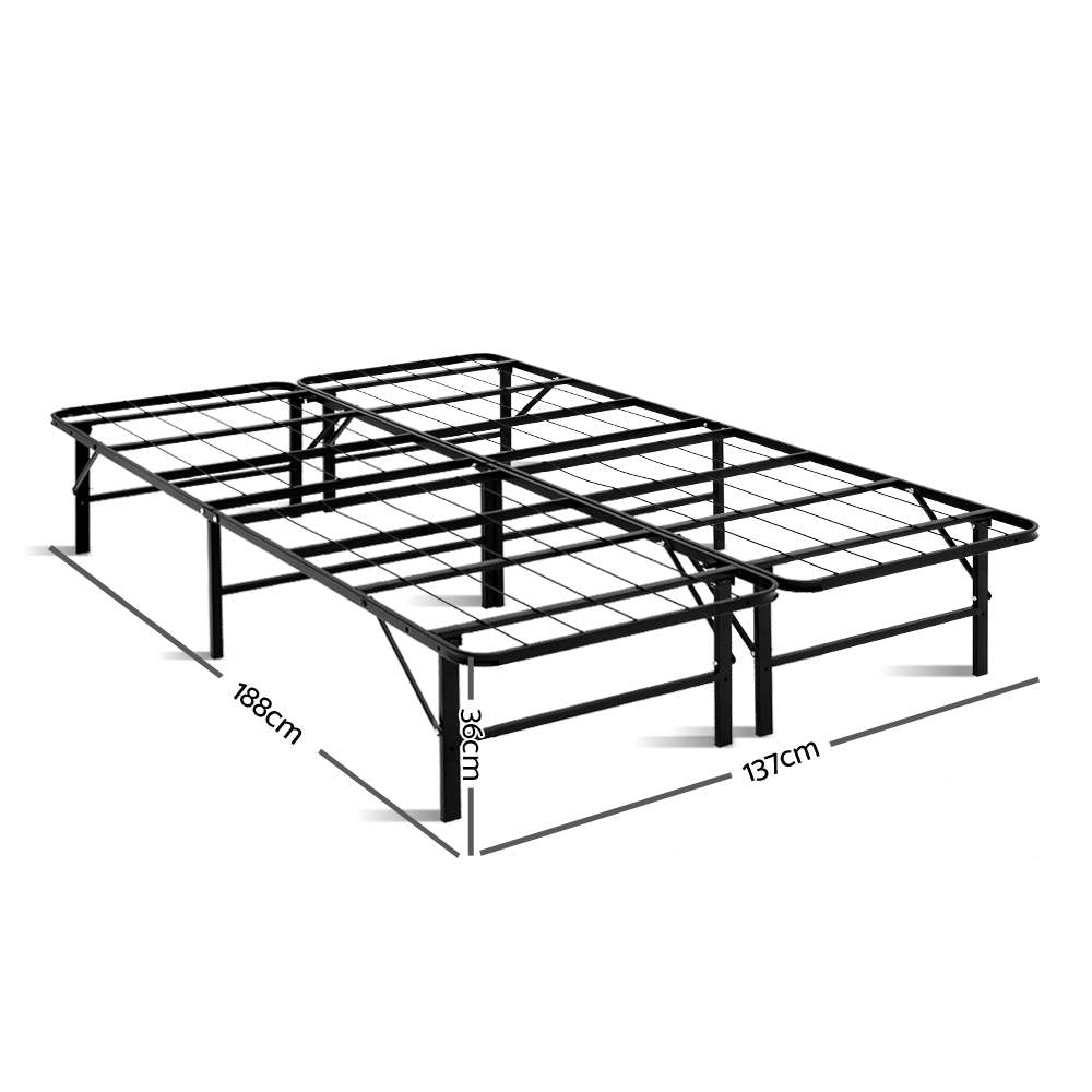 Union Bed Base – Black – Double