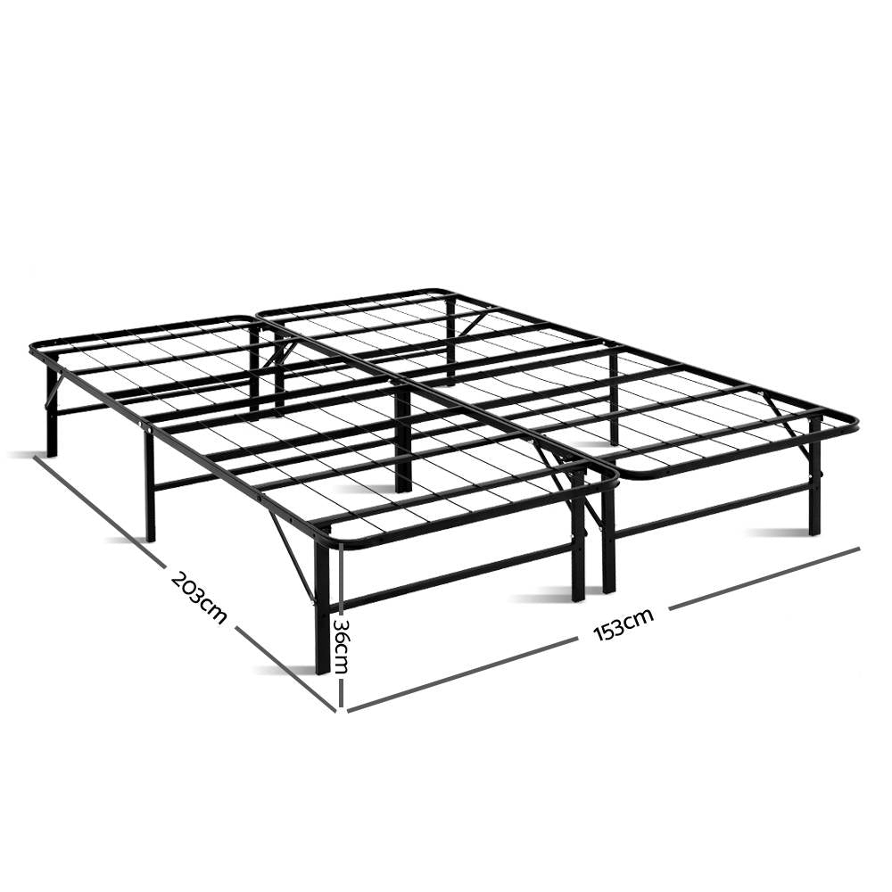 Sloane Bed Base – Black – Queen