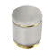 Round Velvet Foot Stool – Grey