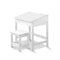 Kids Table and Chairs Set - Activity Desk