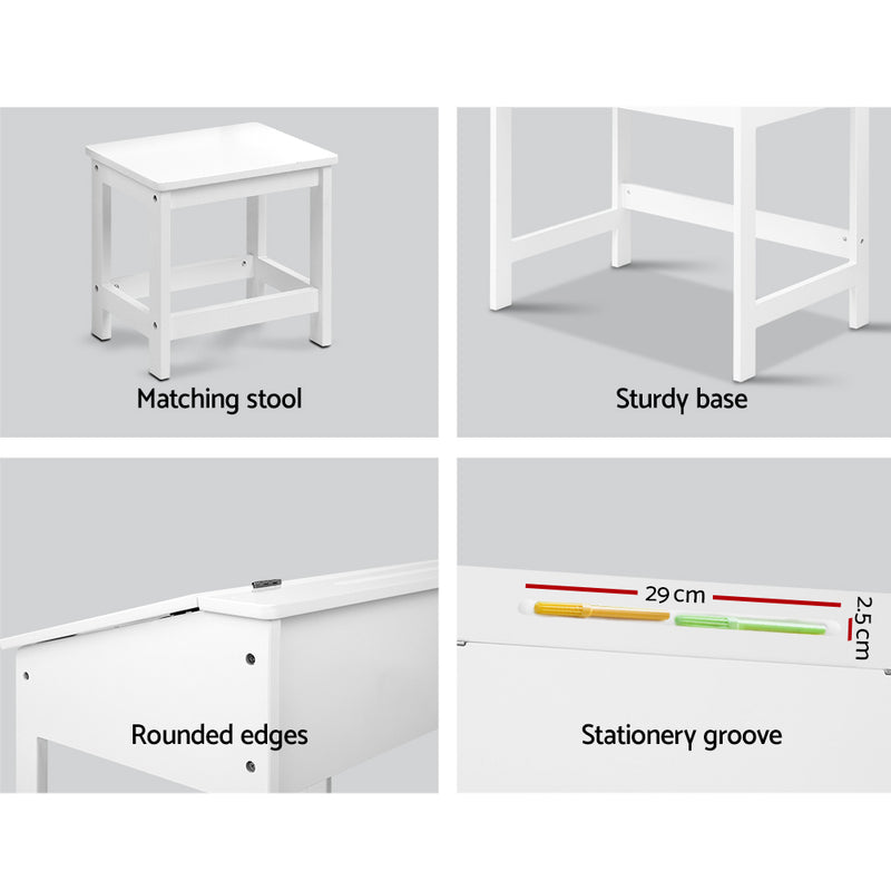 Kids Table and Chairs Set - Activity Desk