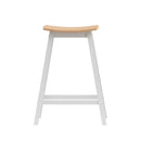 Set of 2 - Oak Bar Stools