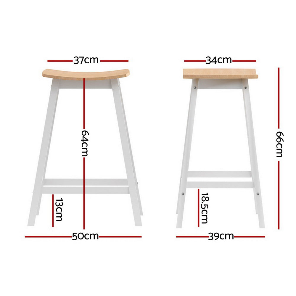 Haven Bar Stools – Oak – Set of 4
