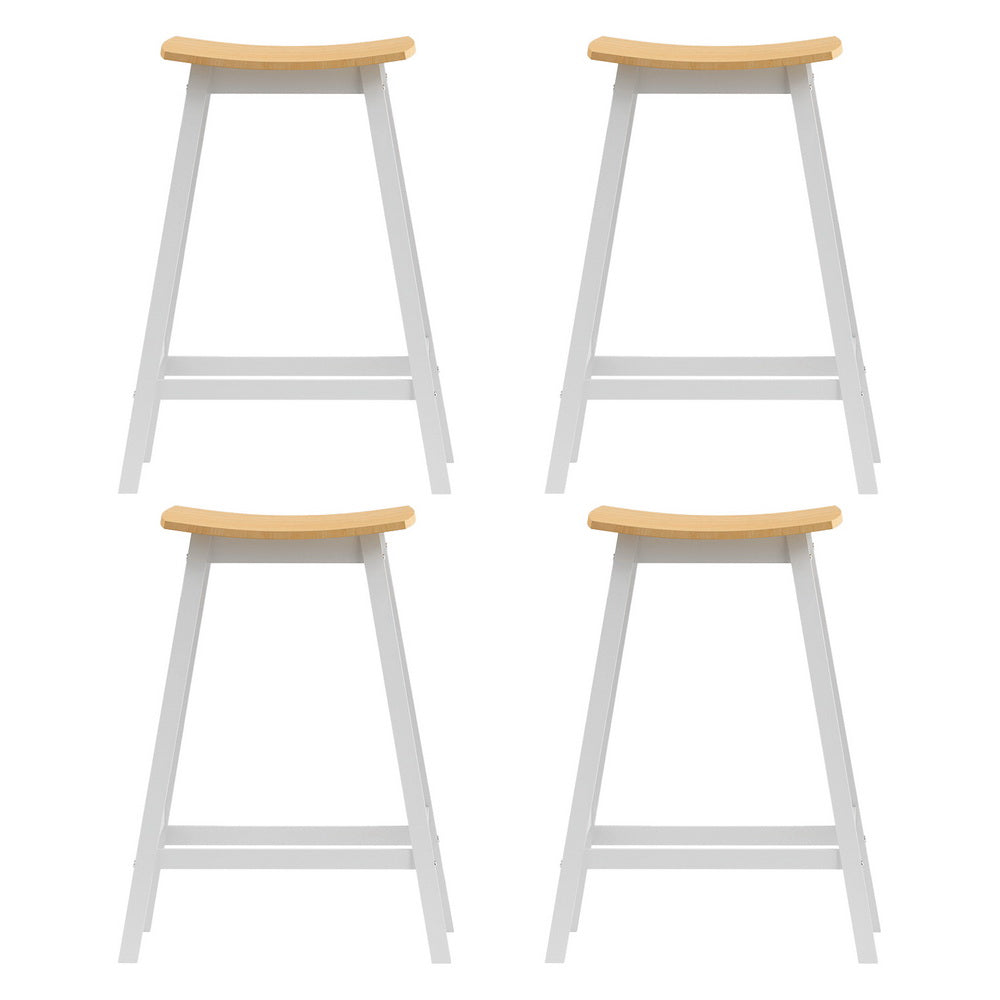 Haven Bar Stools – Oak – Set of 4
