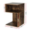 Rustic Bedside Table – Shelving & Storage, Oak UMENI Design
