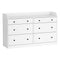 6-Drawer Chest – PETE Series, White Finish