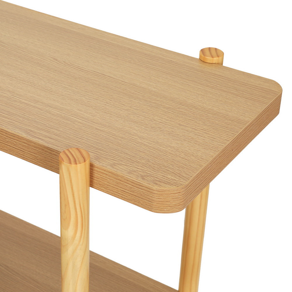 Sera 2-Tier Console Table – Pine – 92 cm