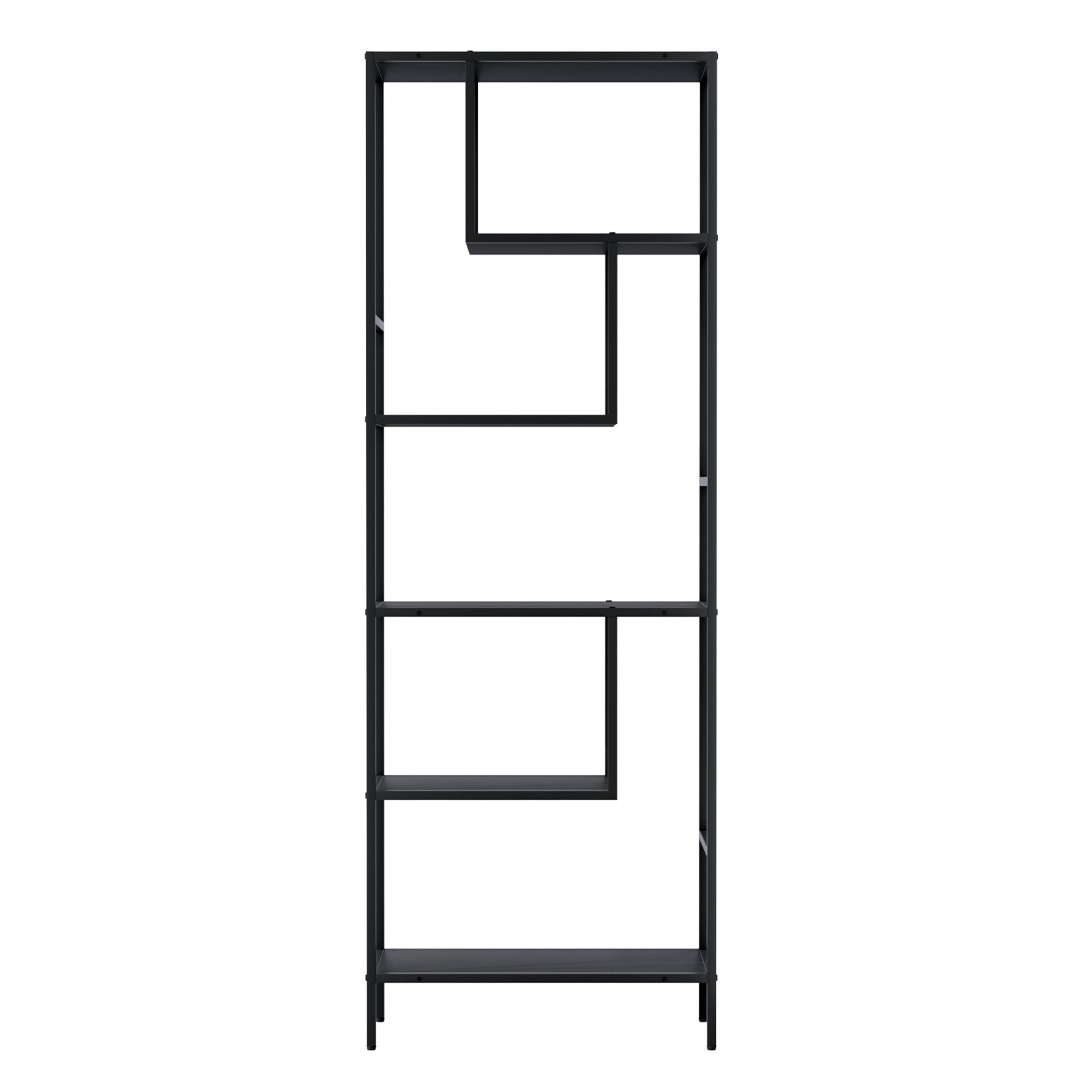 Rhys Display Shelf – Black – 5 Tiers