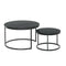 Nesting Coffee Tables – Set of 2, Marble Effect