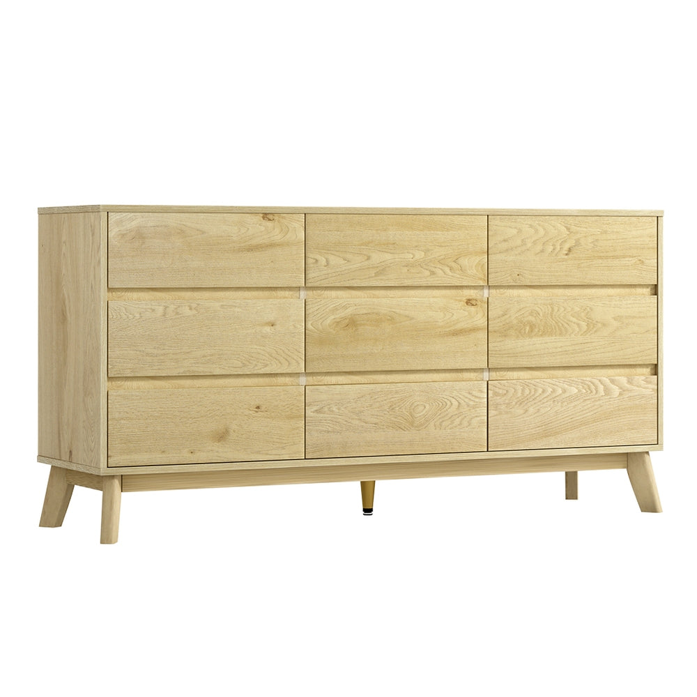 Cove 9 Drawer Tallboy – Pine – Large