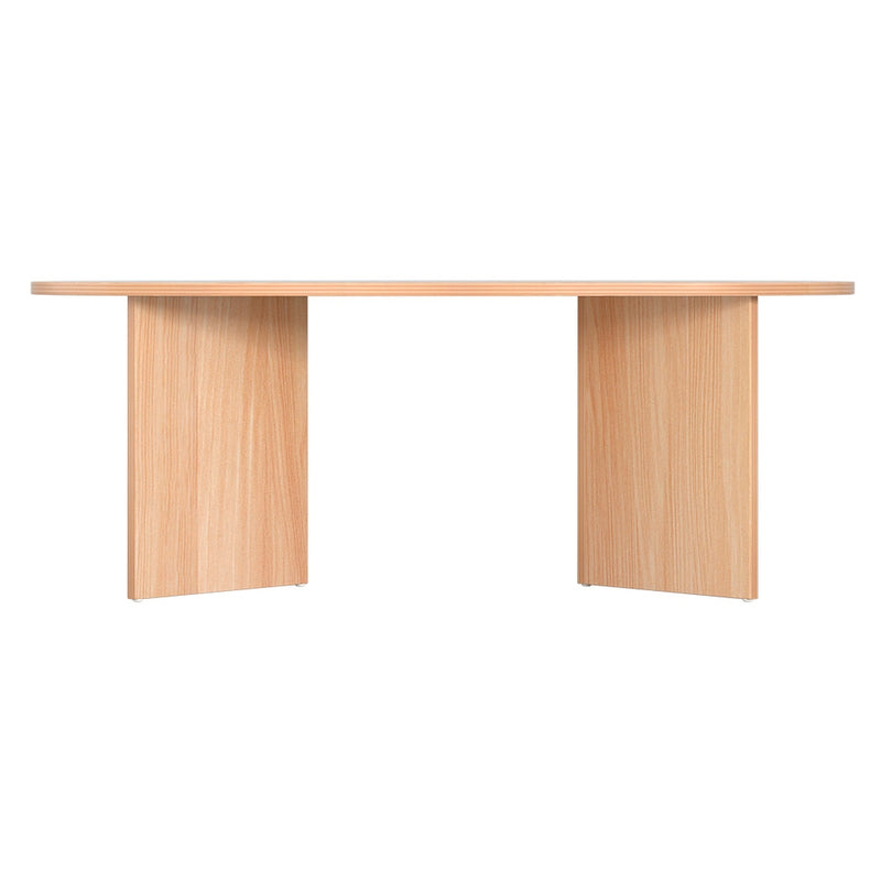 Oval Coffee Table 110CM Pine