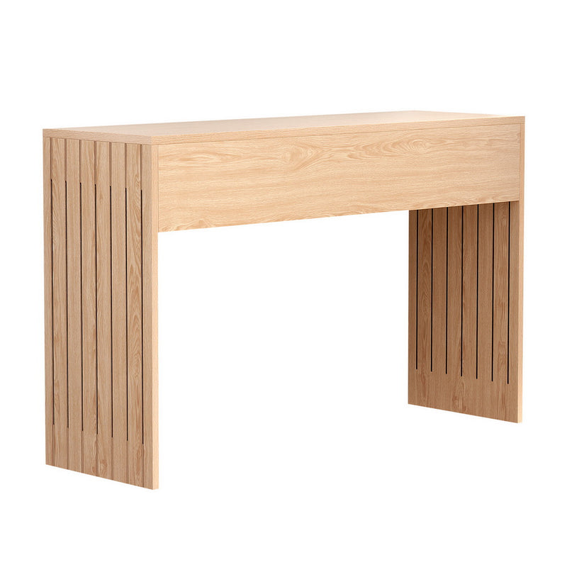 Fluted Hallway Console Table – 120CM Pine