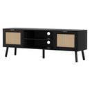 Cove TV Unit 150cm Storage Cabinet Black