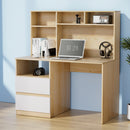 Computer Desk Office Study Desks Table Bookshelf Drawer