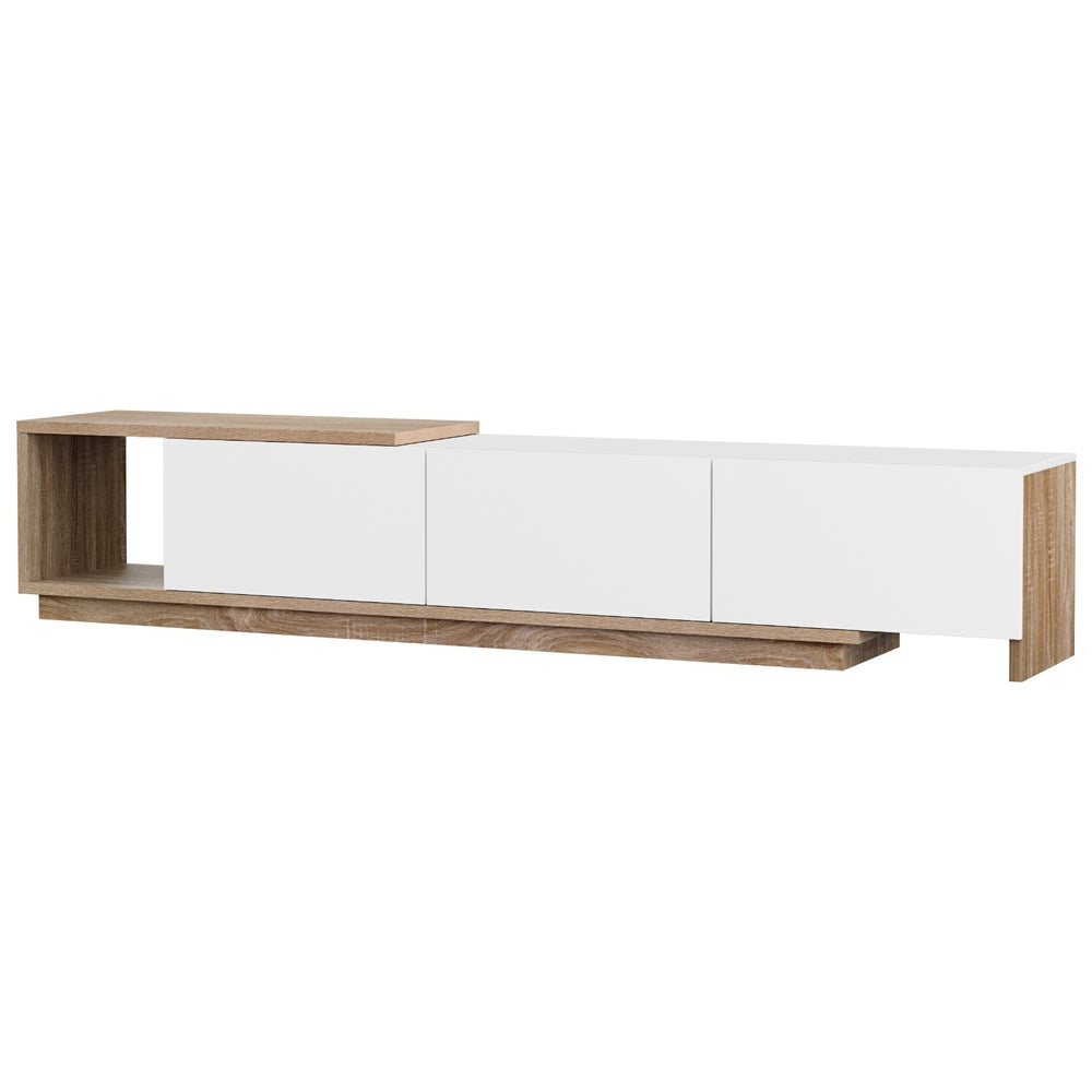 Arlo Extendable TV Cabinet – White – 190-260 cm