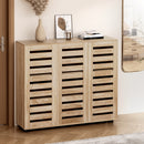 Shoe Rack Cabinet 30 Pairs Adjustable Shelf