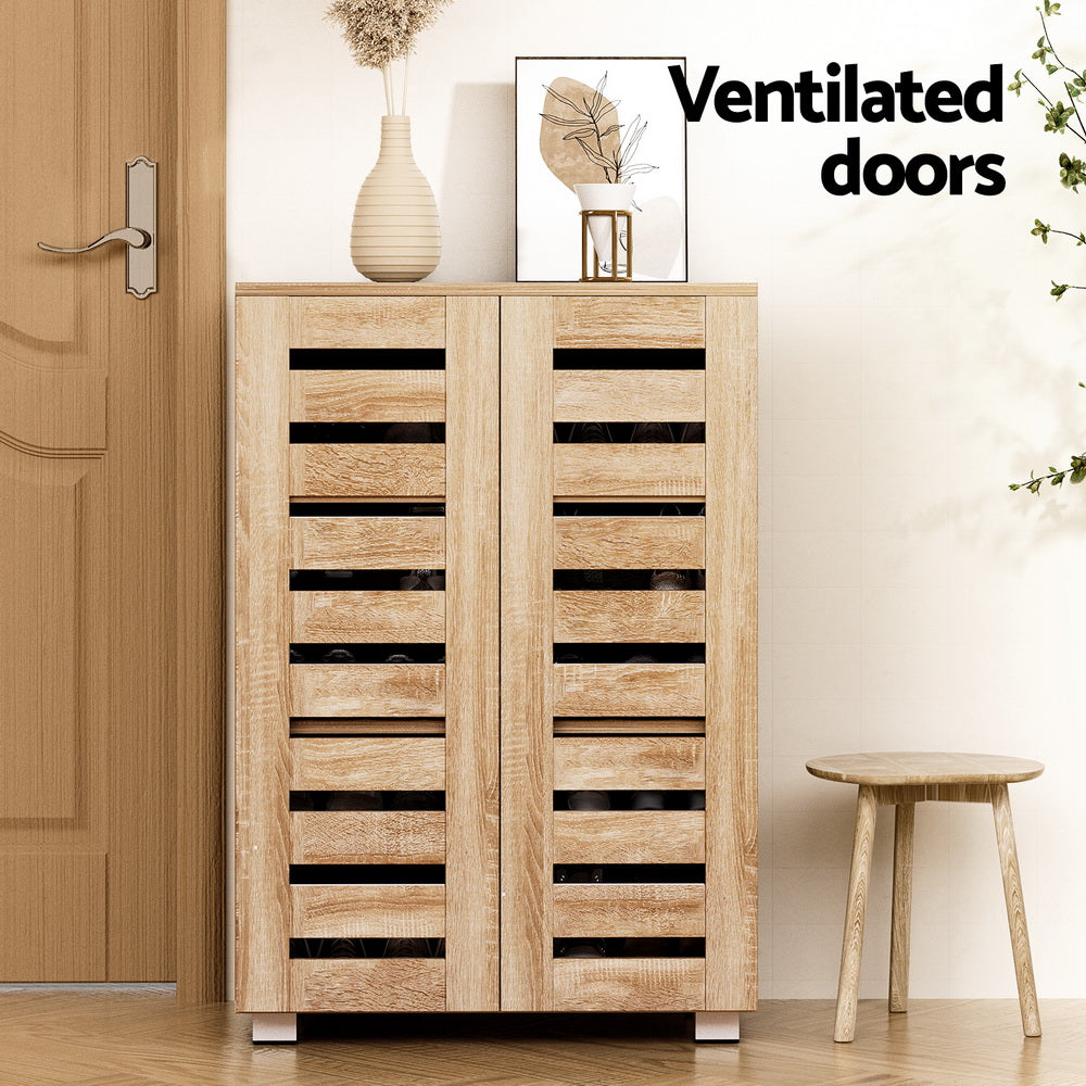 Alster Shoe Cabinet – Wood – 20 Pairs